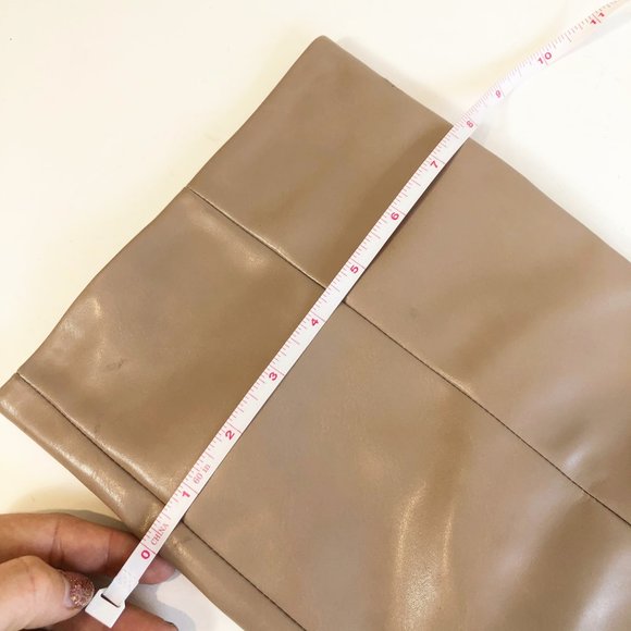 Call It Spring Beige Tan Block Heel Tall Boots 7 - Picture 8 of 8